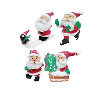 Picture of MAGICAL SANTA CLAUS PLASTIC CAKE TOPPER PICKS